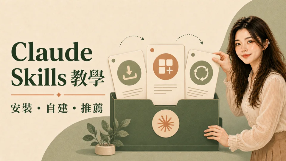 Claude Skills 教學：安裝、自建到 15 個推薦