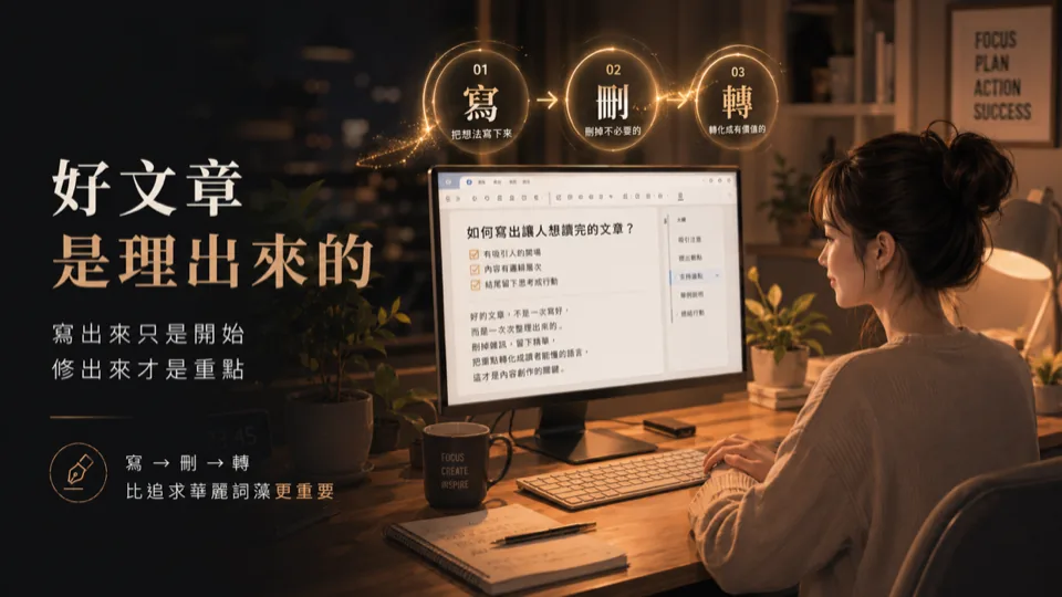 內容題材庫：寫故事、痛點、打造中，六個不缺題材的方向