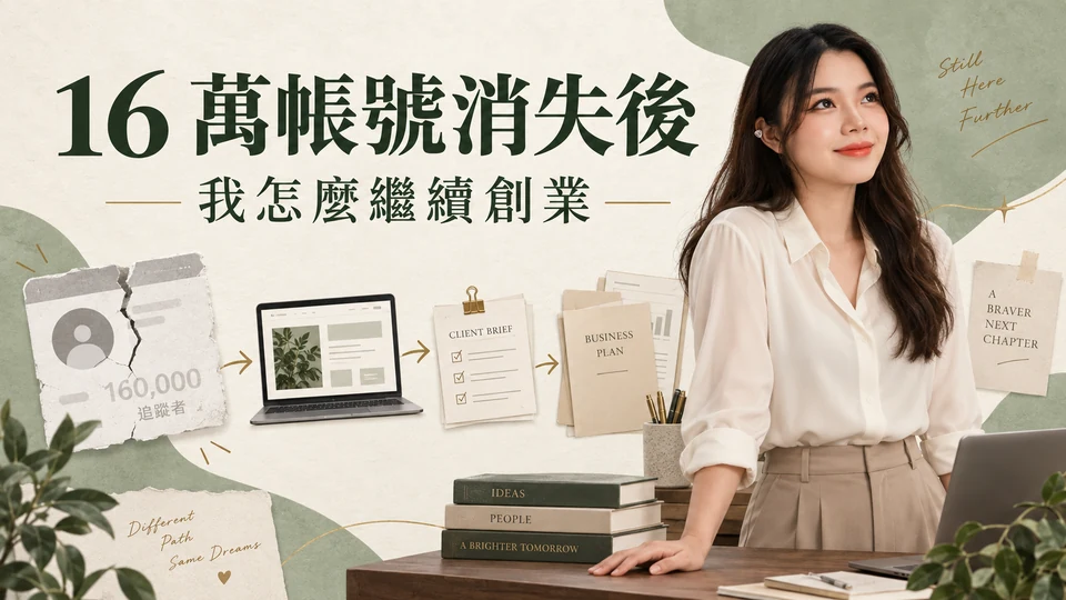 快 16 萬 脆 Threads 消失後,我怎麼繼續創業與工作
