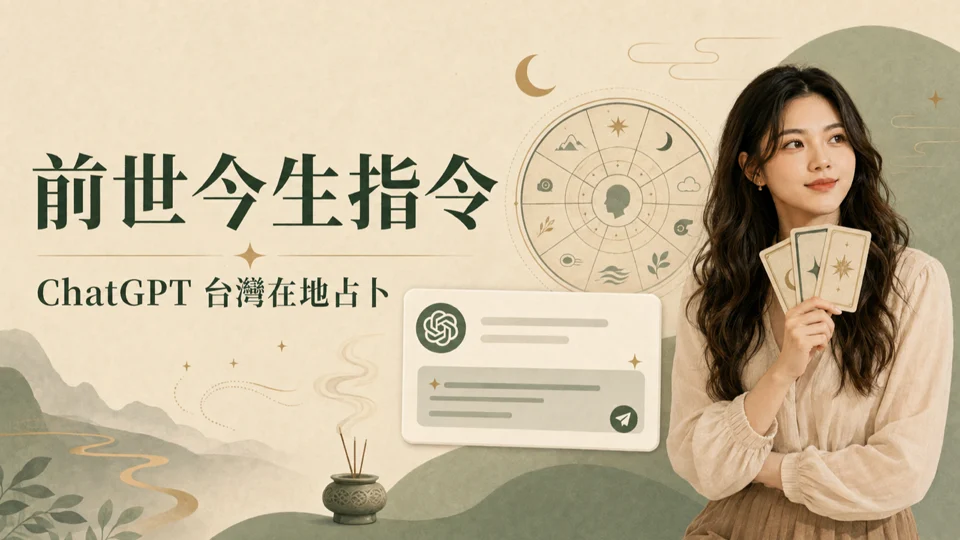 前世今生指令怎麼下？讓 ChatGPT 變成台灣在地占卜老師