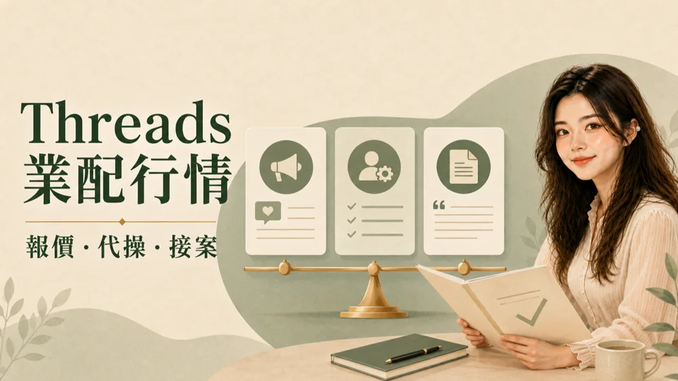脆 Threads 業配行情與變現：報價、分潤、代操費用全整理