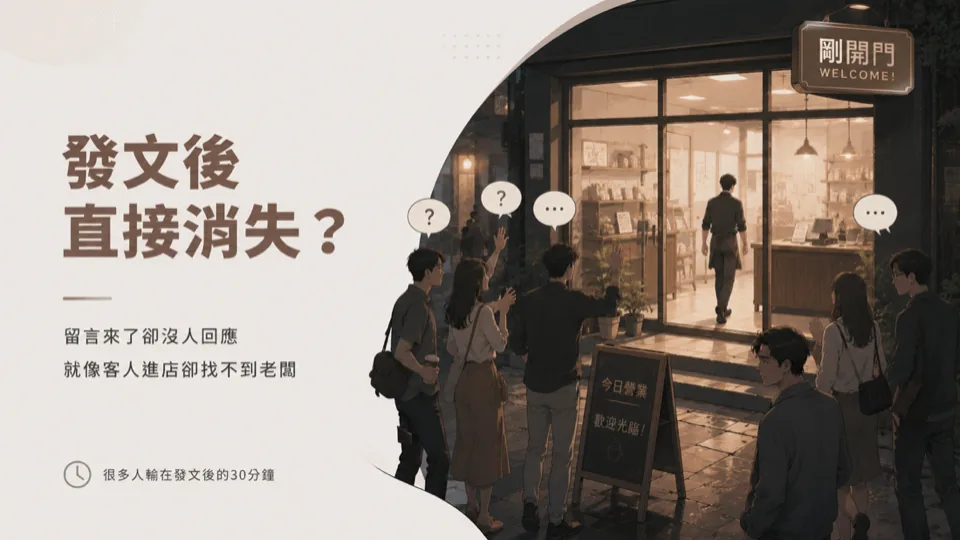 寫完文章別急著走，發文後的前 30 分鐘才是演算法的核心？